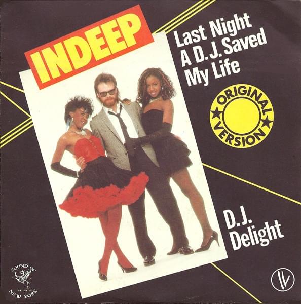 Album cover art for "Last Night a D.J. Saved My Life" by Indeep