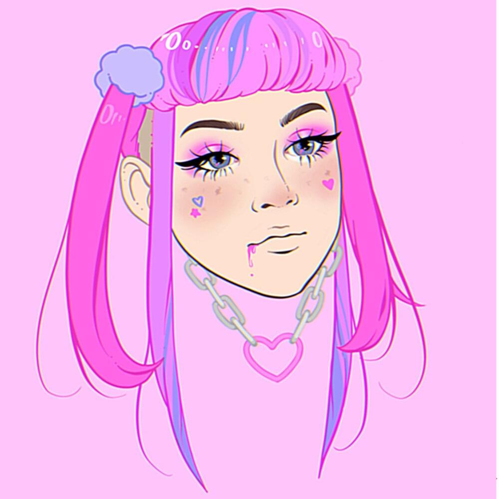 Album cover art for "Pink (Freak)" by Elliot Lee