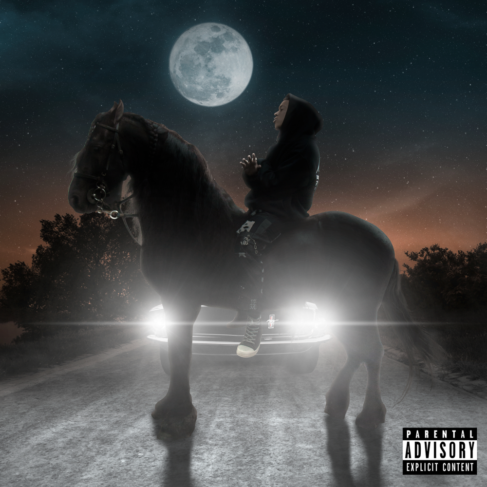 Album cover art for "Mustang Preto" by Teto