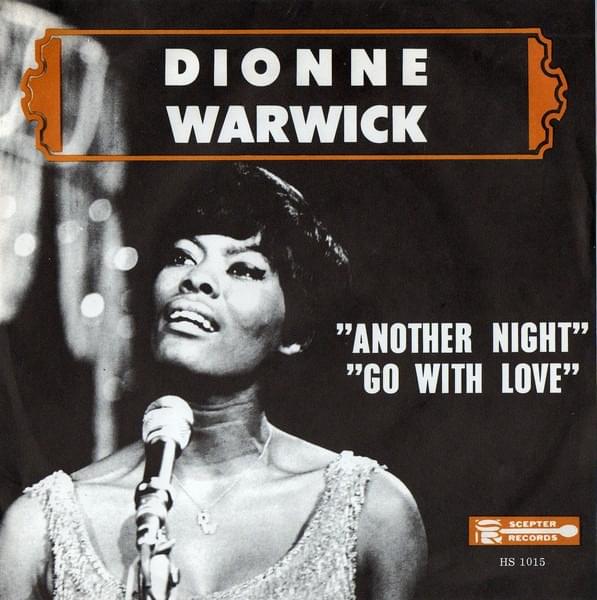 Album cover art for "Go with Love" by Dionne Warwick