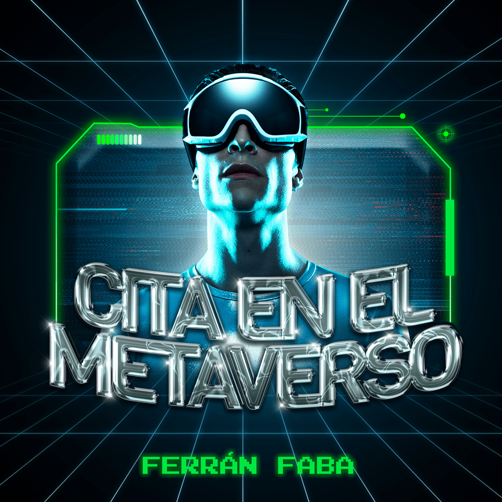 Album cover art for "Cita en el Metaverso" by Ferrán Faba