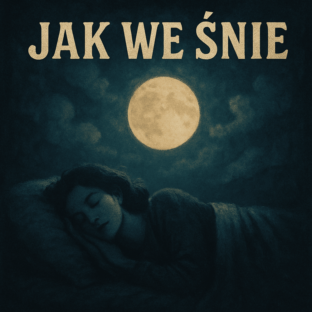 Album cover art for "jak we śnie" by Szpiegowsky