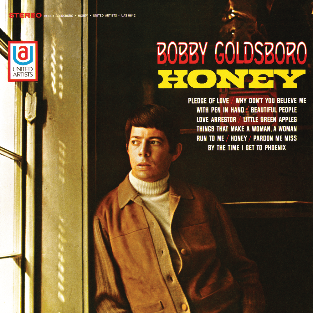 Album cover art for "Honey" by Bobby Goldsboro