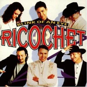 Album cover art for "Blink Of An Eye" by Ricochet
