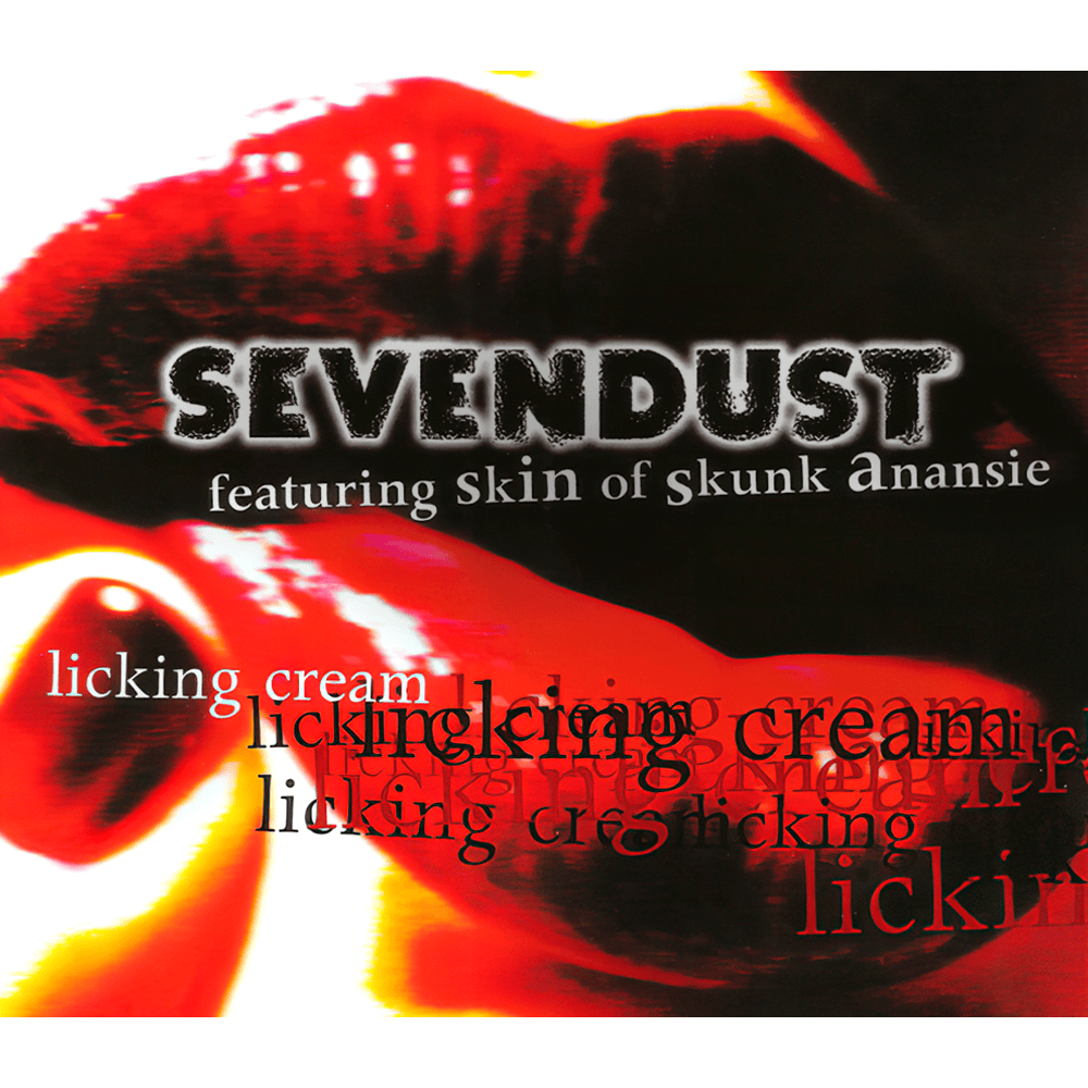 Album cover art for "Licking Crème" by Sevendust & Skin