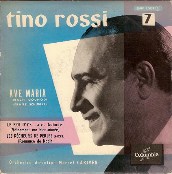 Album cover art for "Ave Maria (Gounod)" by Tino Rossi
