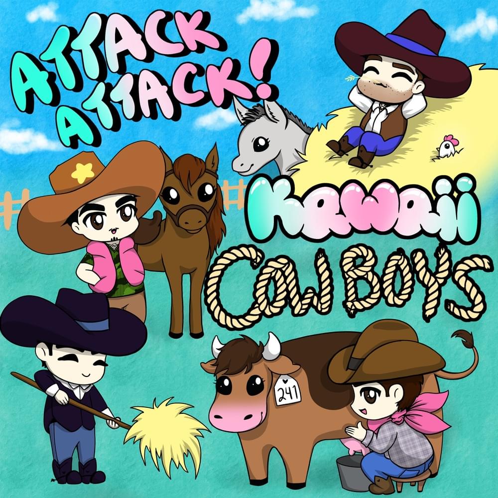 Album cover art for "Kawaii Cowboys" by Attack Attack!