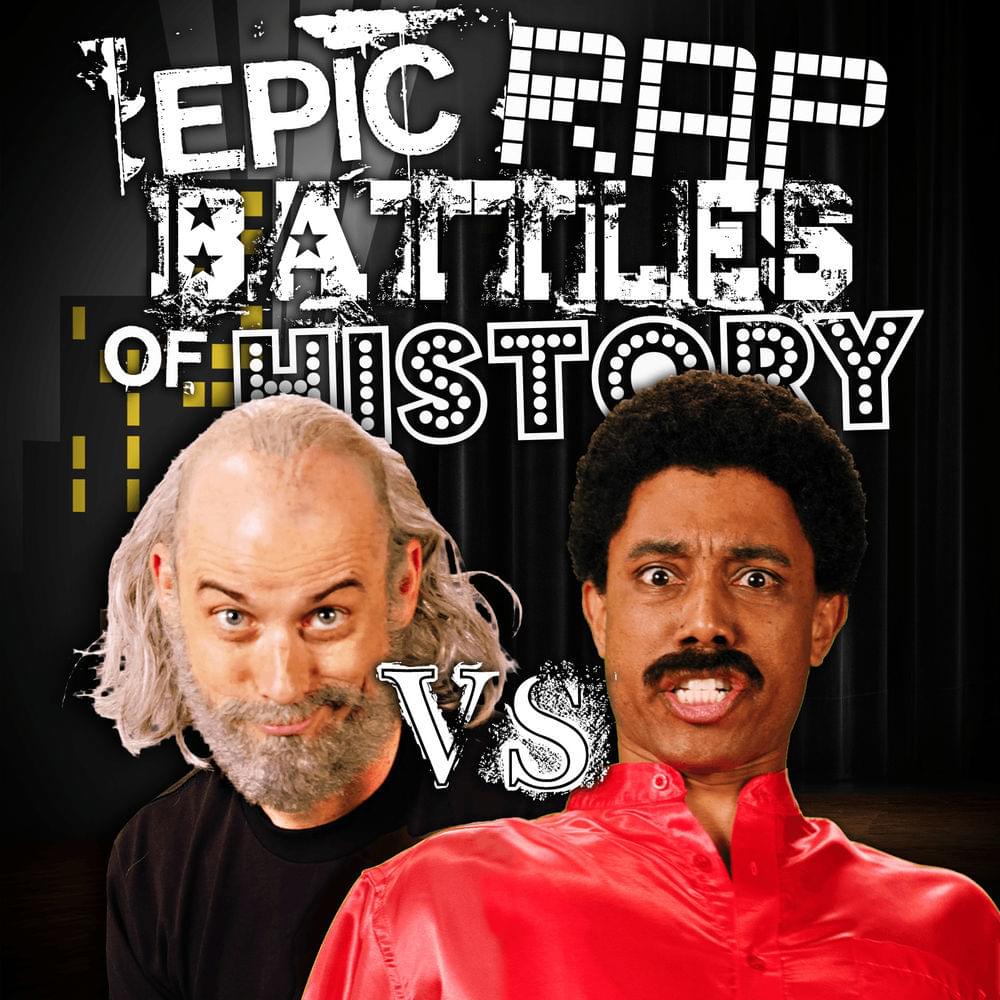 Album cover art for "George Carlin vs. Richard Pryor" by Epic Rap Battles of History & Nice Peter & Gary Anthony Williams & EpicLLOYD & Zeale & Jackie Tohn