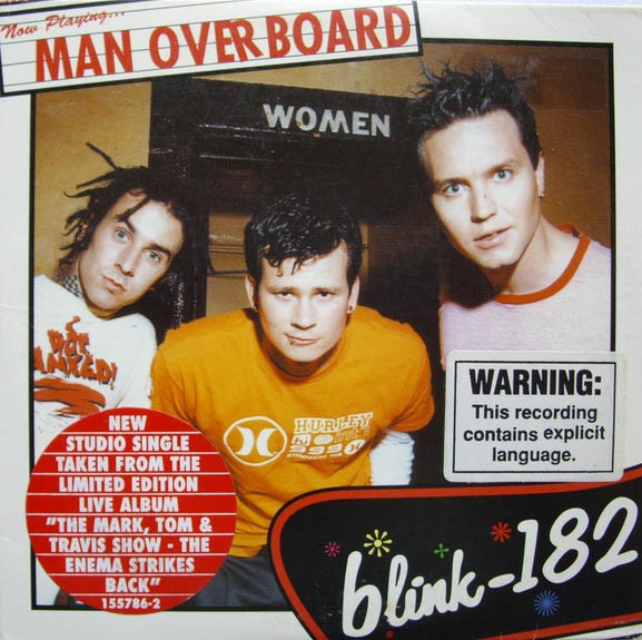 Album cover art for "Man Overboard" by blink-182