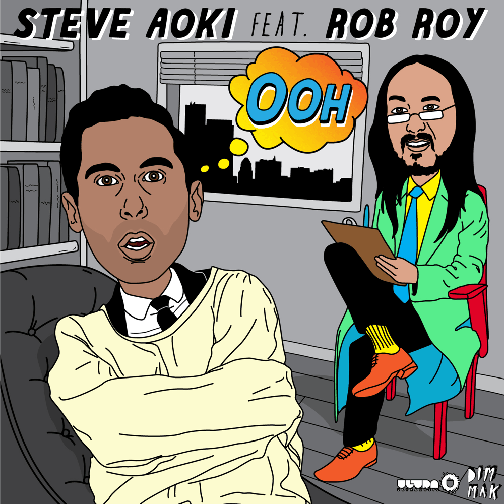 Album cover art for "Ooh" by Steve Aoki