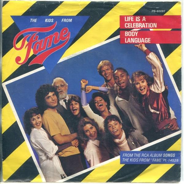 Album cover art for "Life Is A Celebration" by The Kids From Fame