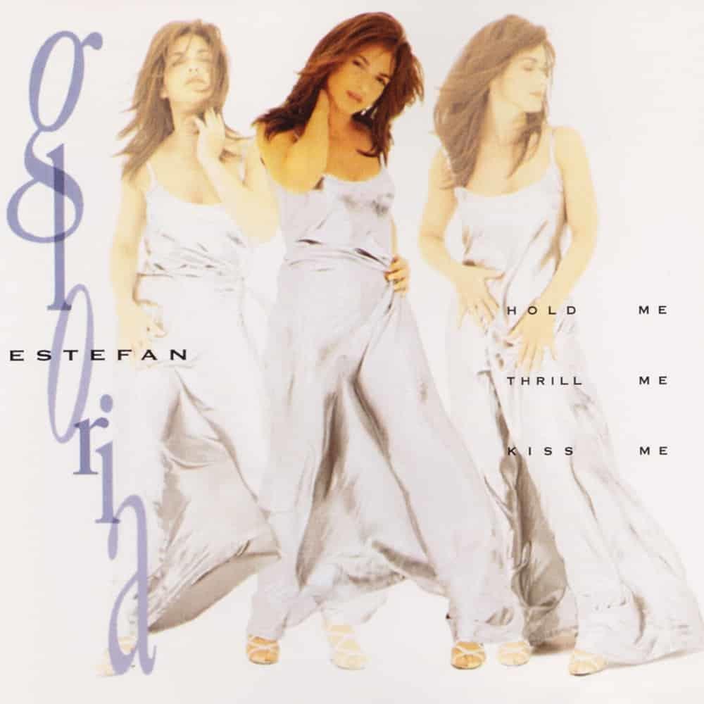 Album cover art for "Hold Me, Thrill Me, Kiss Me" by Gloria Estefan