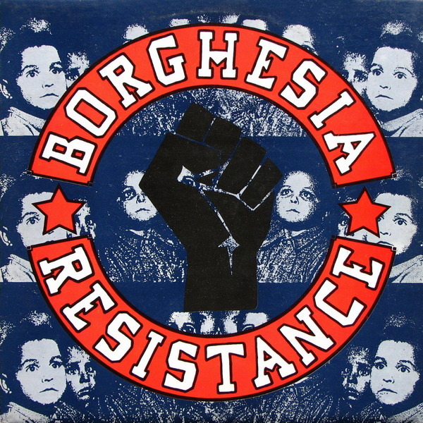 Album cover art for "The Little Man = Mali Čovek" by Borghesia