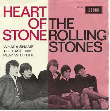 Album cover art for "Heart of Stone" by The Rolling Stones