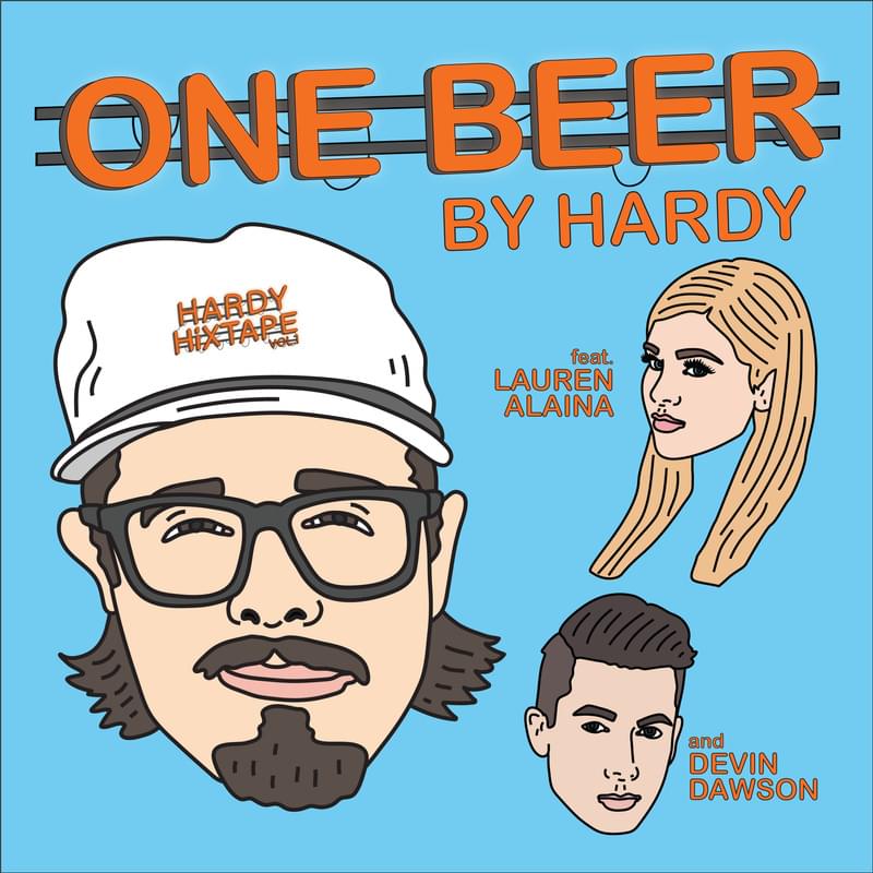 Album cover art for "ONE BEER" by NOW That’s What I Call Music! & Lauren Alaina & Devin Dawson