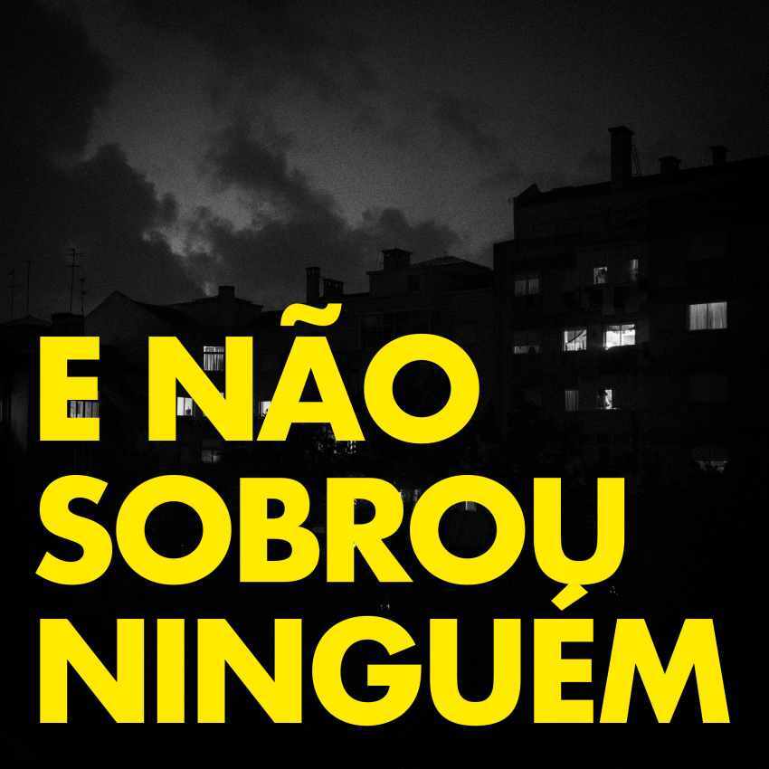Album cover art for "E Não Sobrou Ninguém" by Linda Martini