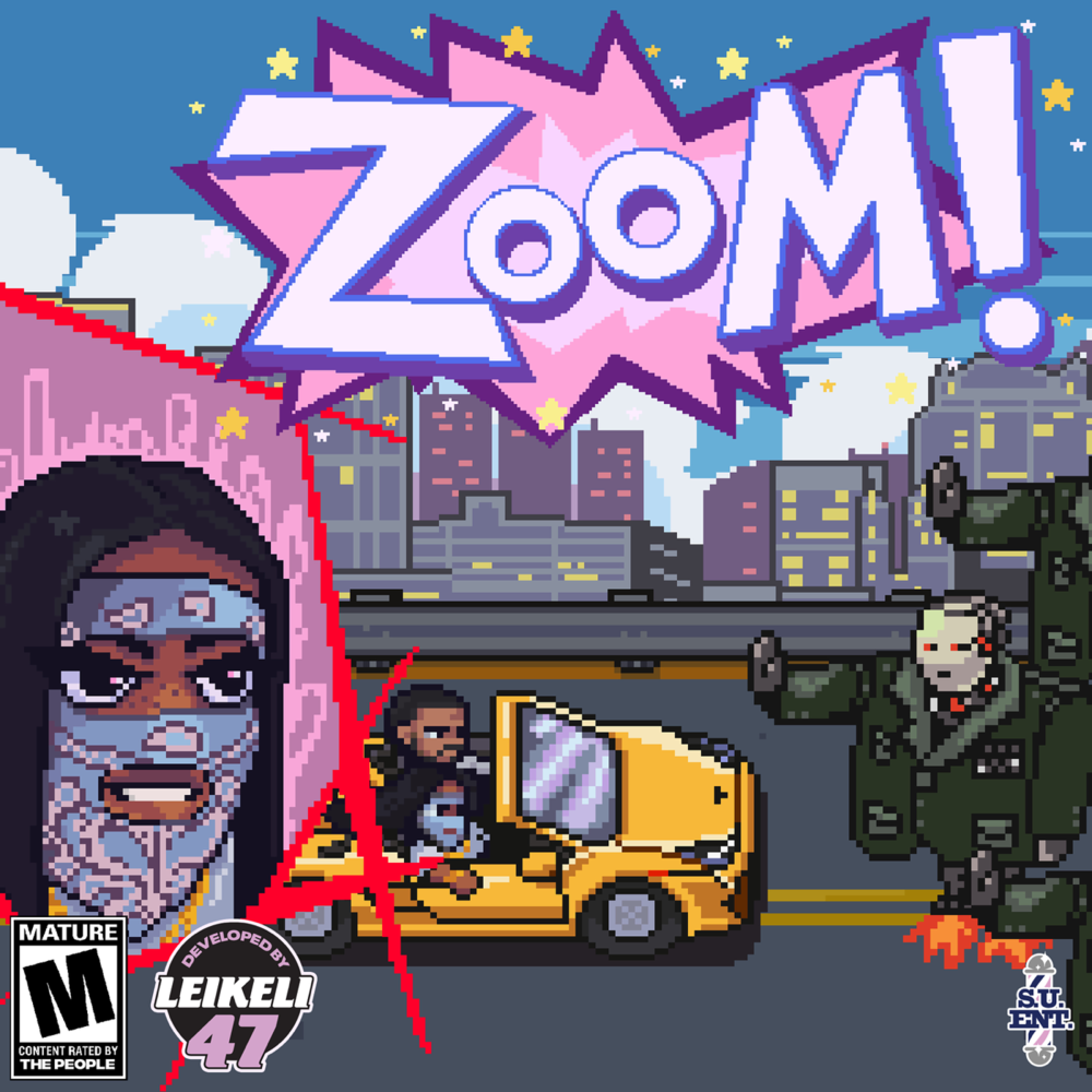 Album cover art for "Zoom" by Leikeli47