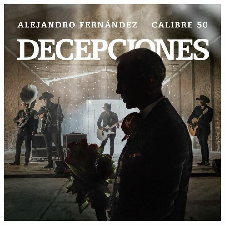 Album cover art for "Decepciones" by Alejandro Fernández