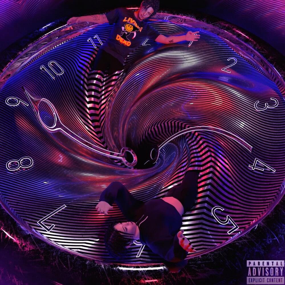 Album cover art for "Lost in Time" by wifisfuneral & Coi Leray