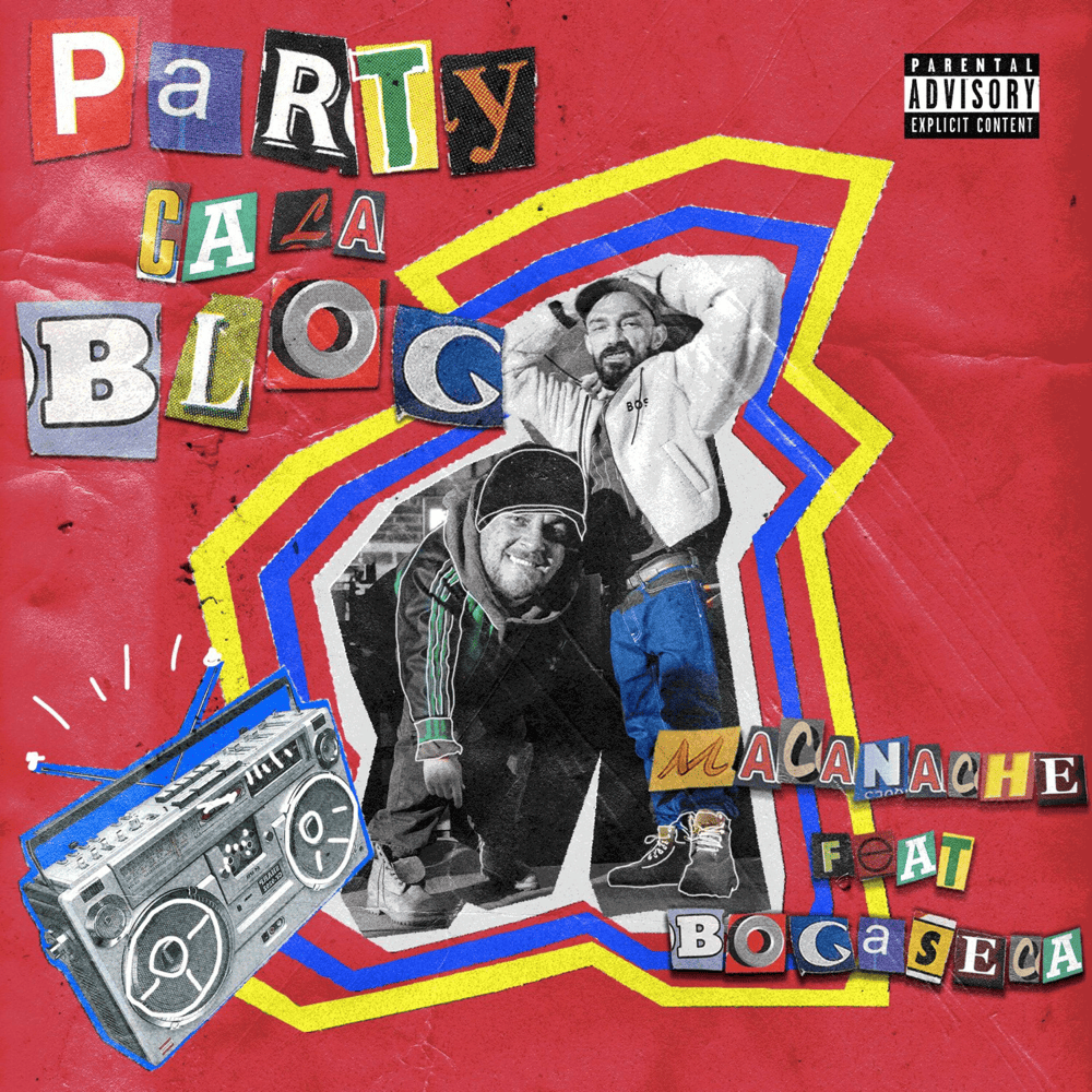 Album cover art for "Party ca la bloc" by Macanache & Bocaseca