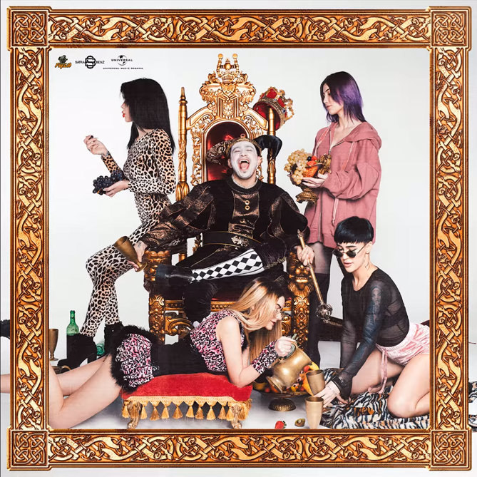 Album cover art for "Petrecere în castel" by Keed