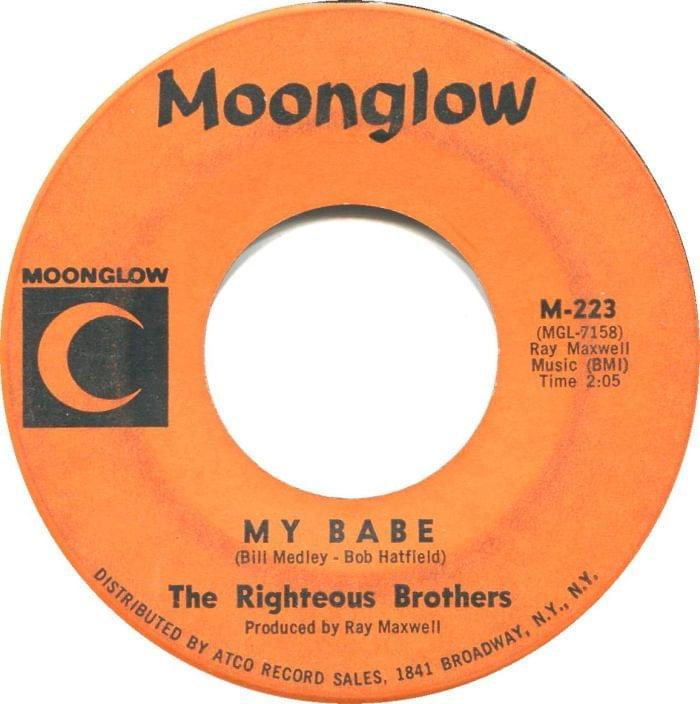 Album cover art for "My Babe" by The Righteous Brothers