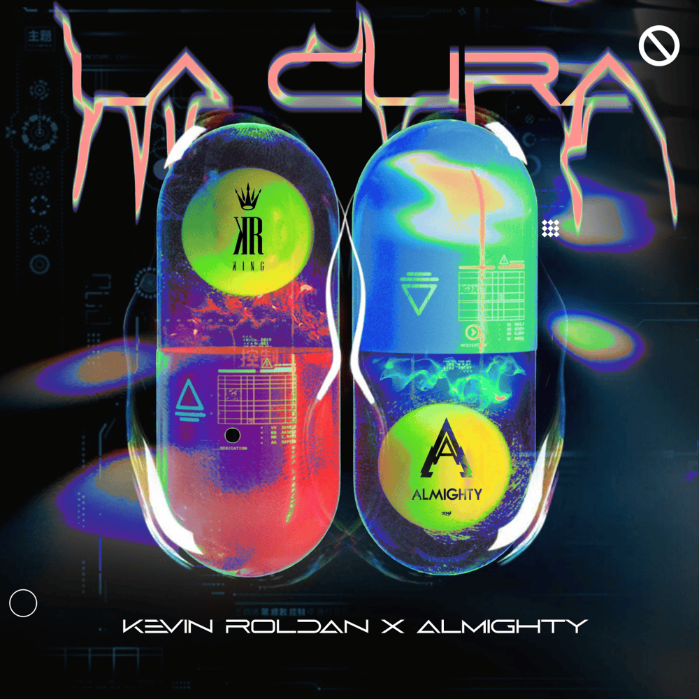 Album cover art for "LA CURA" by KEVIN ROLDAN