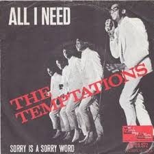 Album cover art for "All I Need" by The Temptations