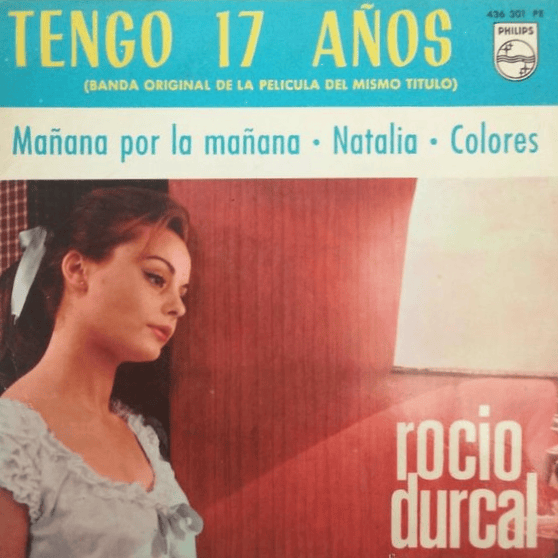Album cover art for "Colores" by Rocío Dúrcal