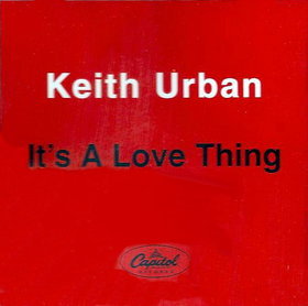 Album cover art for "It’s a Love Thing" by Keith Urban
