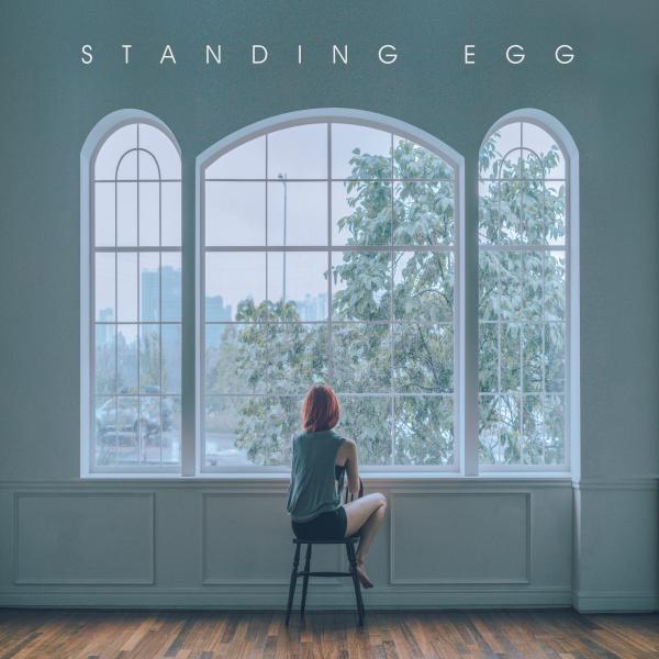 Album cover art for "뚝뚝뚝 (Rain Drop)" by Standing Egg (스탠딩 에그) & Yeseul