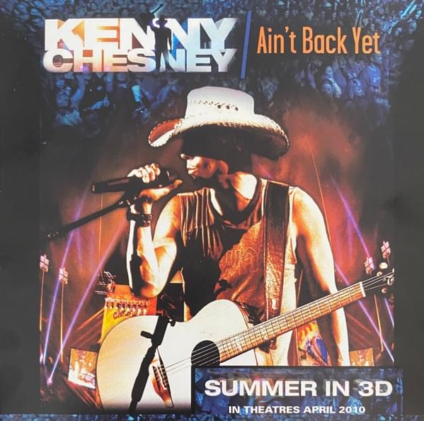 Album cover art for "Ain’t Back Yet" by Kenny Chesney