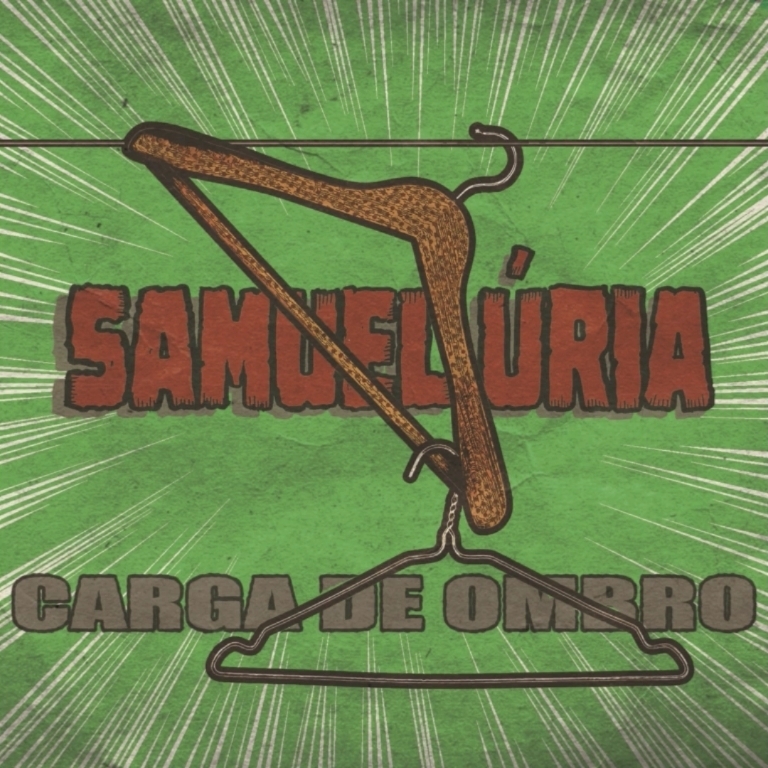 Album cover art for "Carga de Ombro" by Samuel Úria