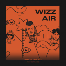 Album cover art for "WizzAir" by Opał & JETLAGZ