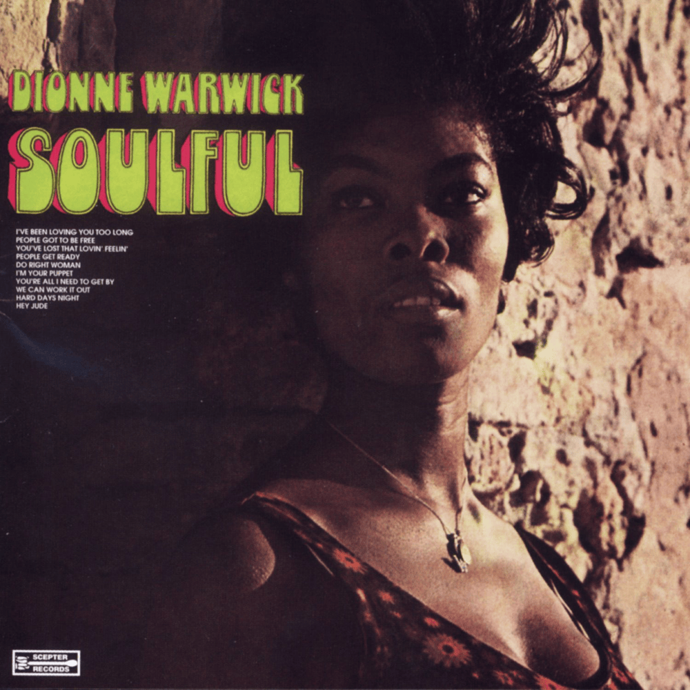 Album cover art for "We Can Work It Out" by Dionne Warwick