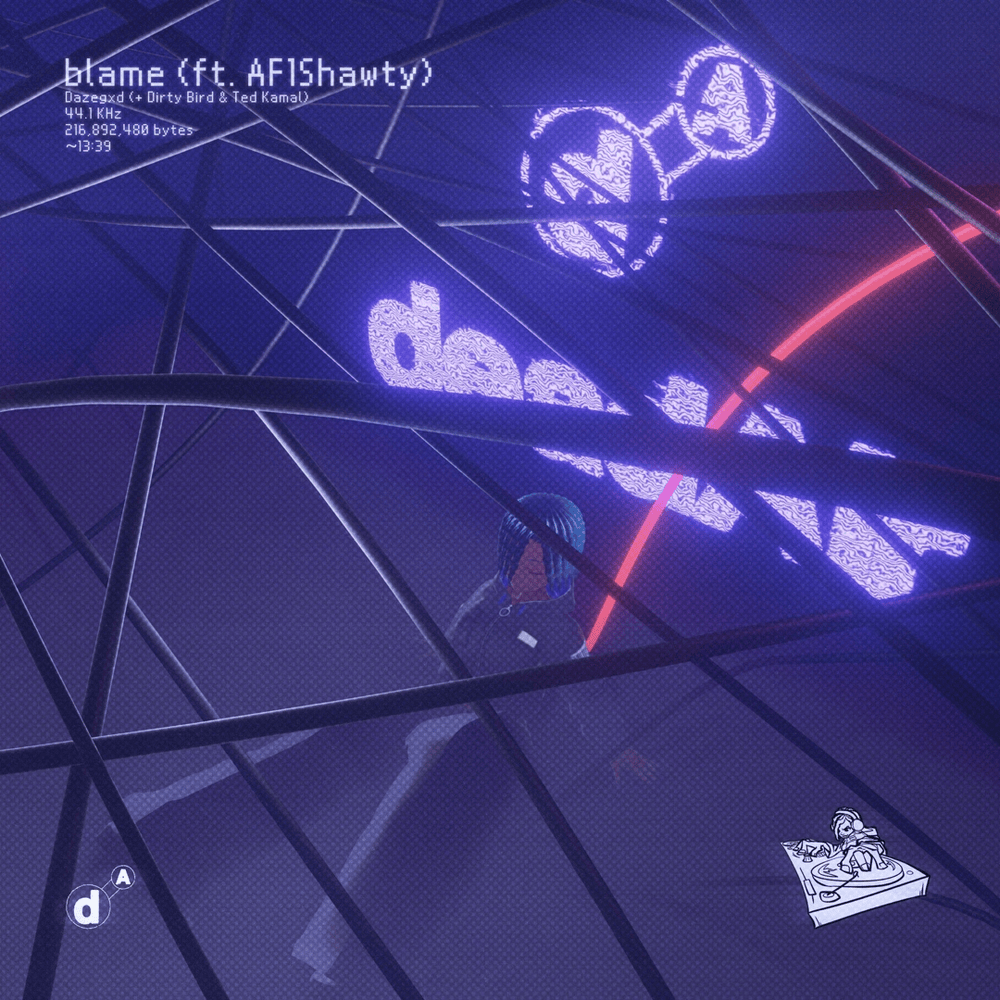 Album cover art for "blame" by Dazegxd & AF1SHAWTY