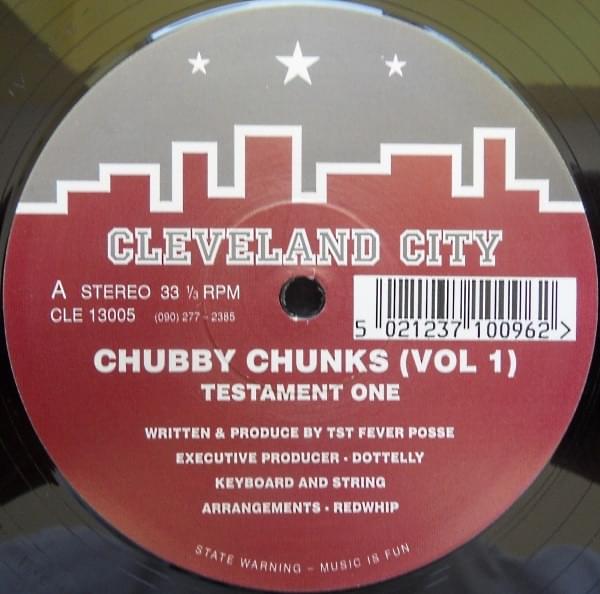 Album cover art for "Testament One" by Chubby Chunks