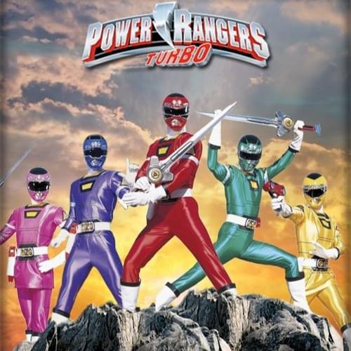 Album cover art for "Power Rangers Turbo, Go!" by Superpower & Ron Wasserman