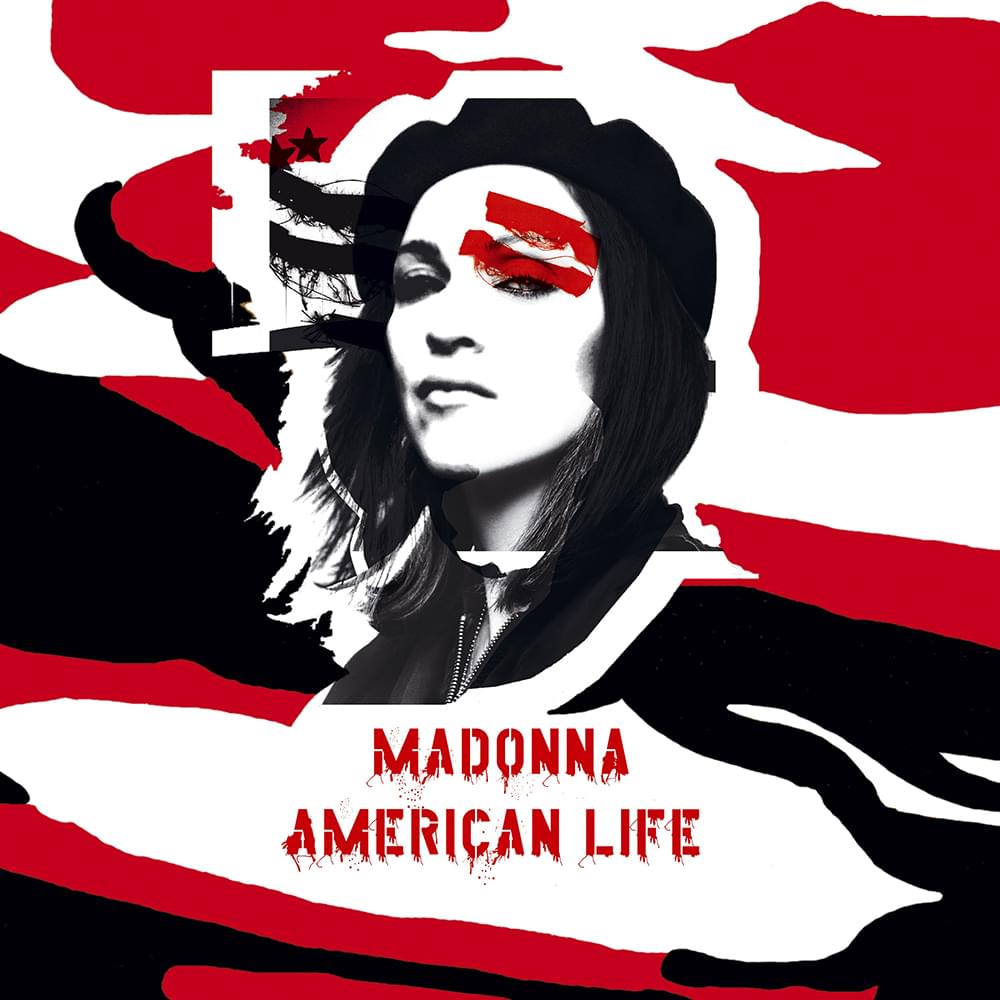 Album cover art for "American Life" by Madonna