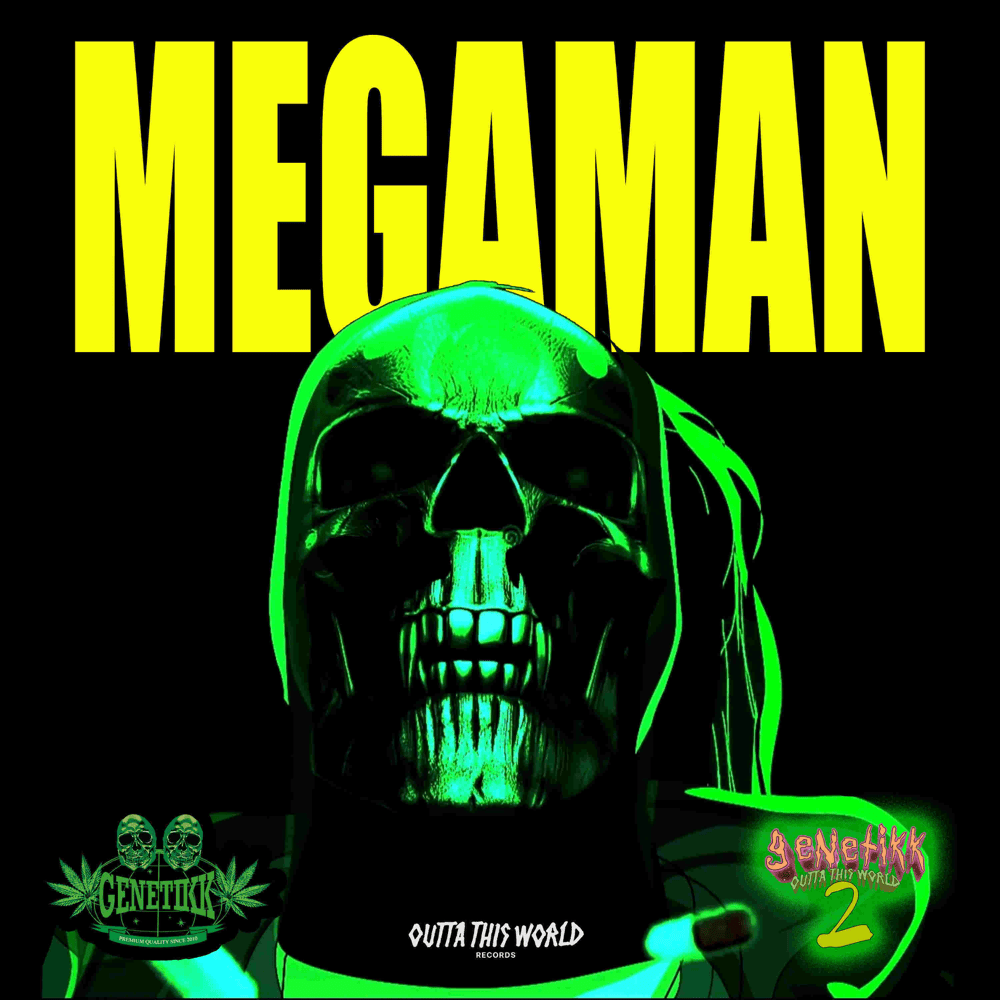 Album cover art for "MEGAMAN" by Genetikk