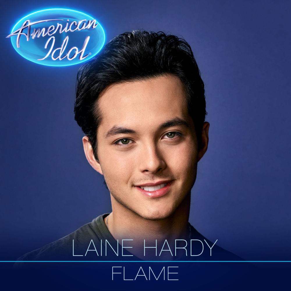 Album cover art for "Flame" by Laine Hardy