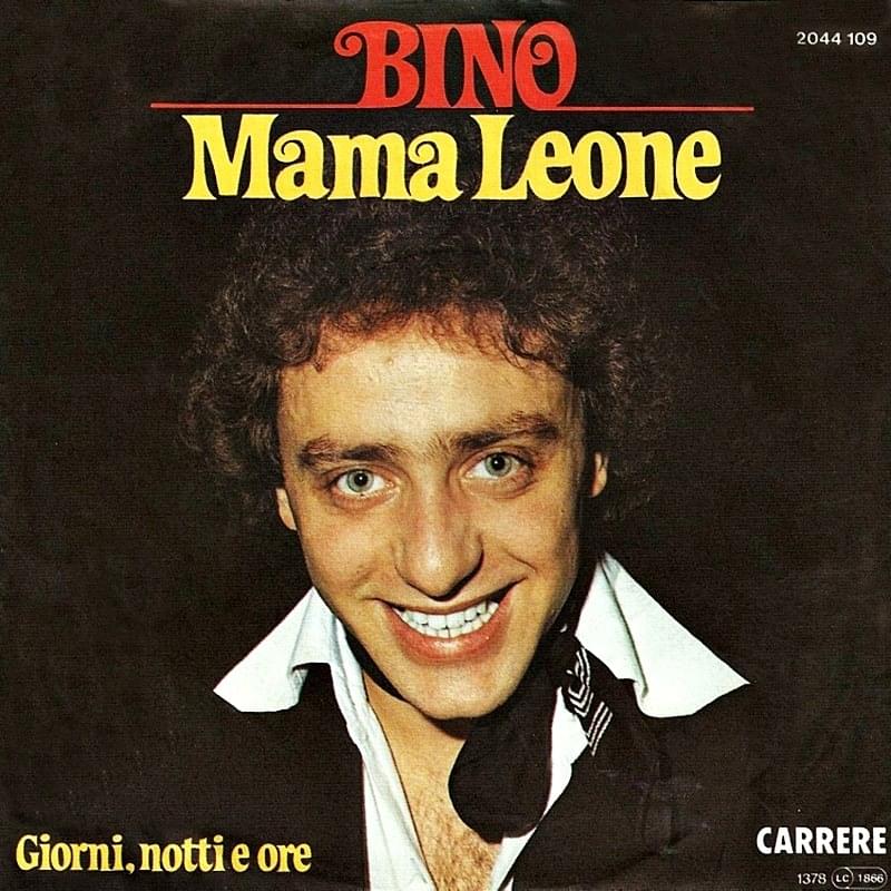 Album cover art for "Mama Leone" by Bino (ITA)