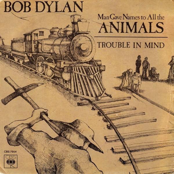 Album cover art for "Man Gave Names to All the Animals" by Bob Dylan