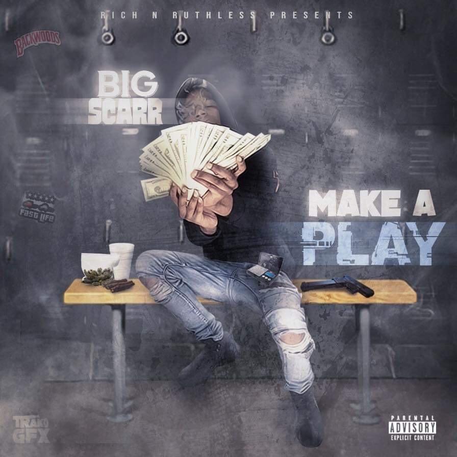 Album cover art for "Make a Play" by Gucci Mane