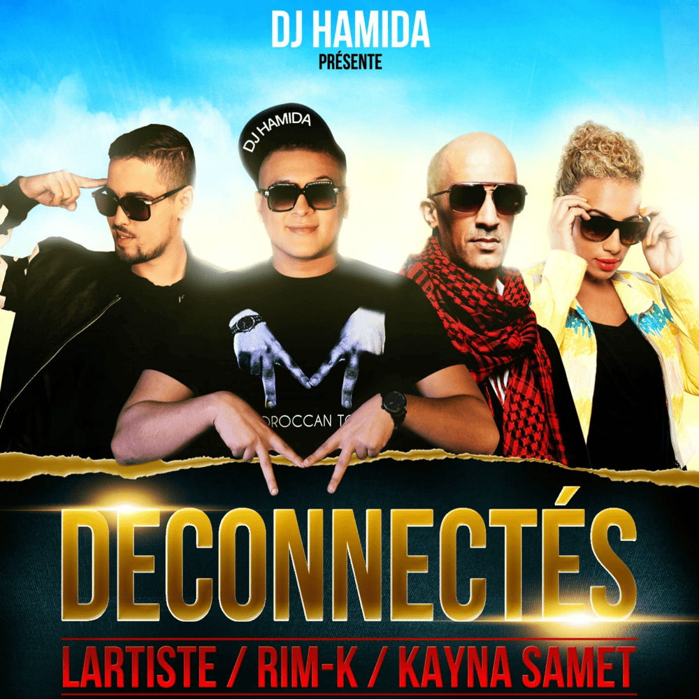 Album cover art for "Déconnectés" by Skyrock & Lartiste & Rim’K & Kayna Samet
