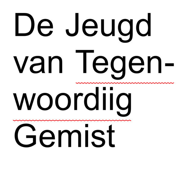Gemist by De Jeugd van Tegenwoordig