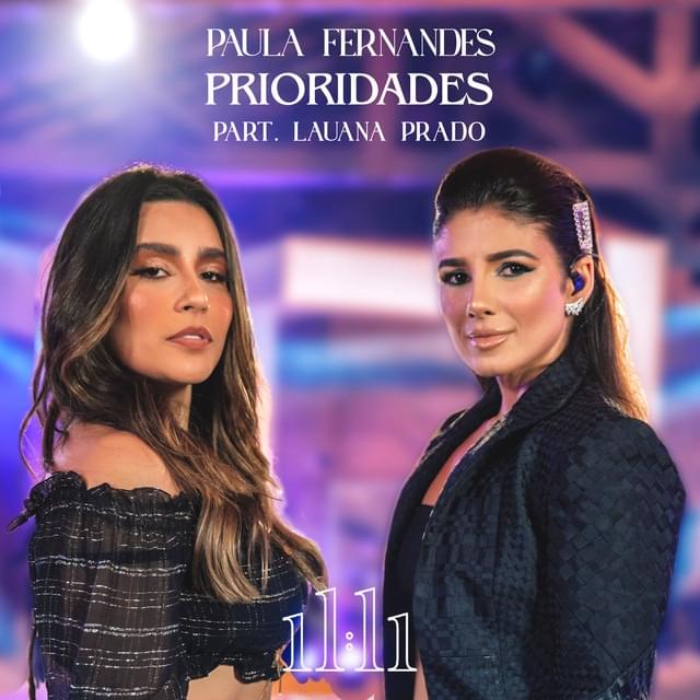 Album cover art for "Prioridades" by Paula Fernandes & Lauana Prado