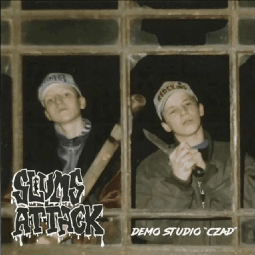 Album cover art for "Bronx (demo)" by Slums Attack