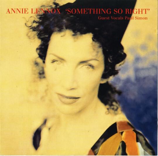 Album cover art for "Something So Right (Studio Version)" by Annie Lennox & Paul Simon