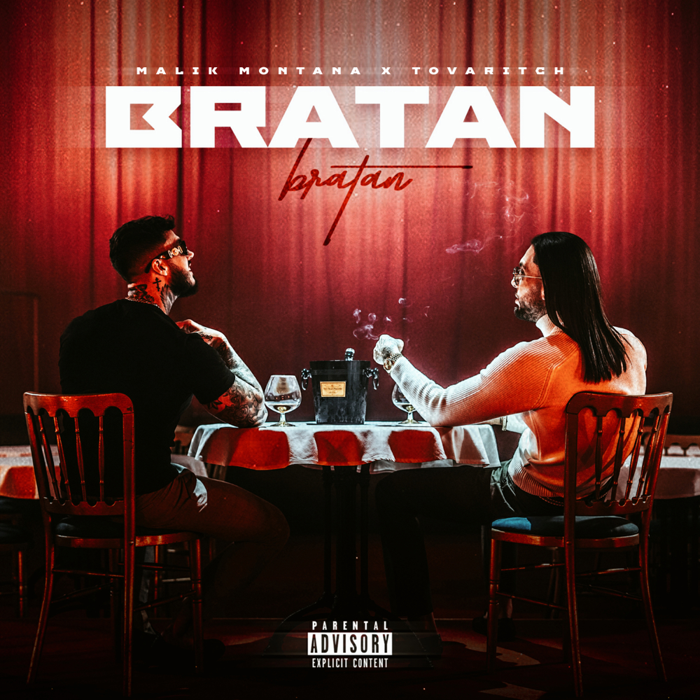 Album cover art for "Bratan" by Malik Montana & Tovaritch